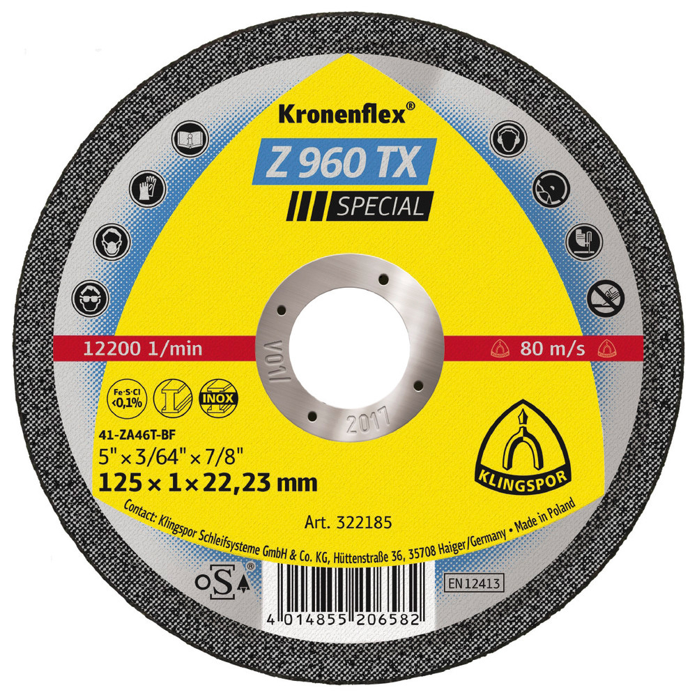 Trennscheibe Z960TX 115 x 1,0 mm gerade
