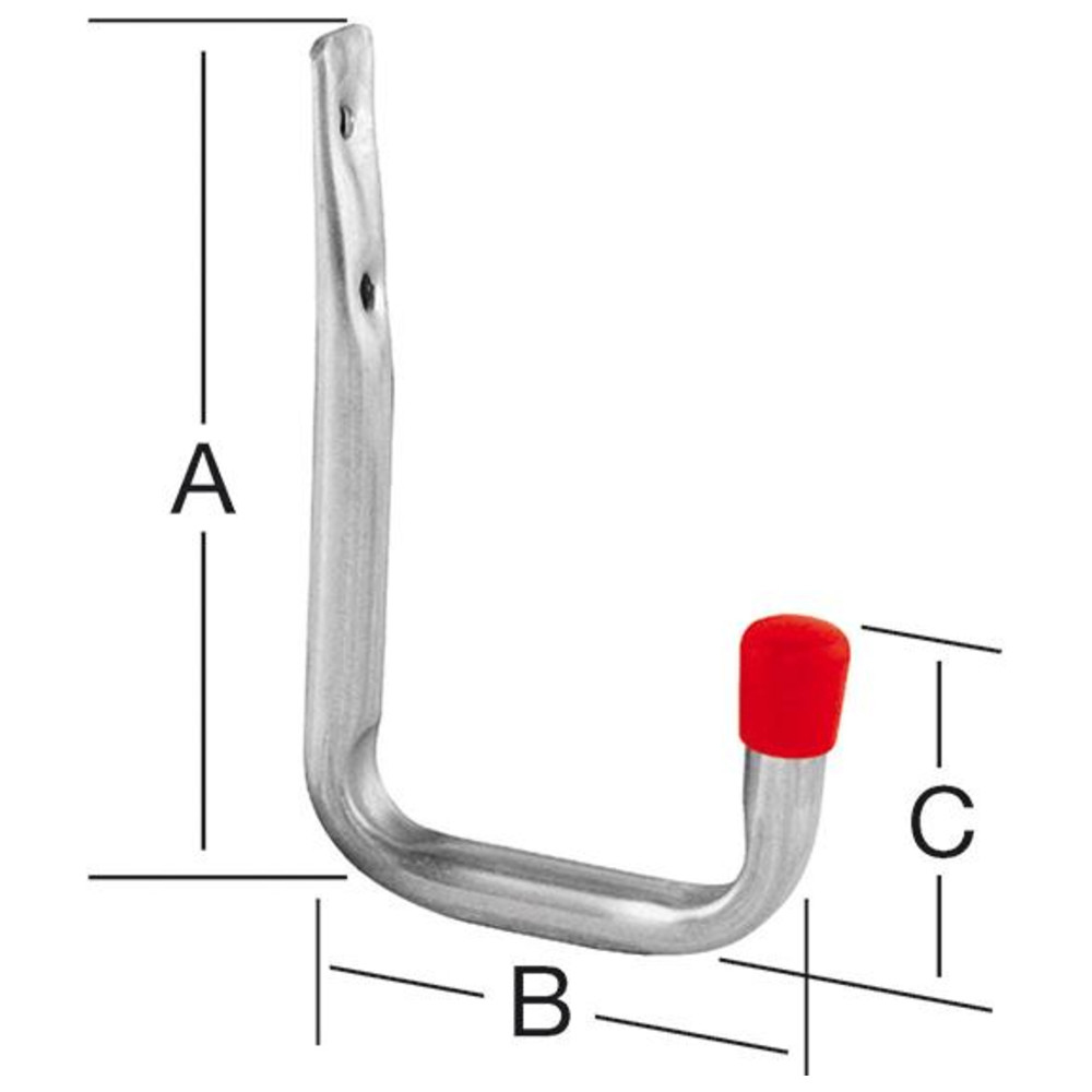 Wandhaken Typ 2 18 X 1 mm Stahlrohr