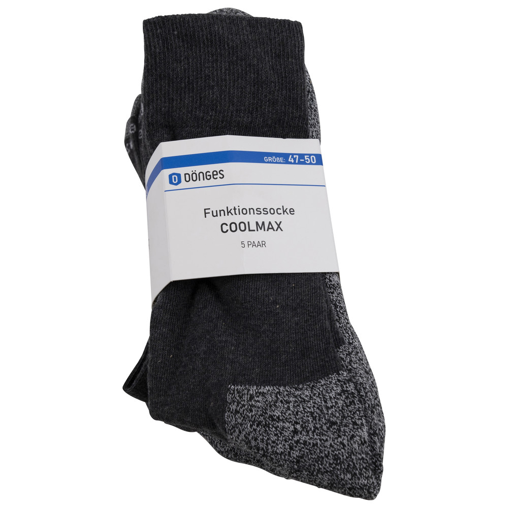 Dönges Funktionssocke Coolmax, grau, Größe 47-50