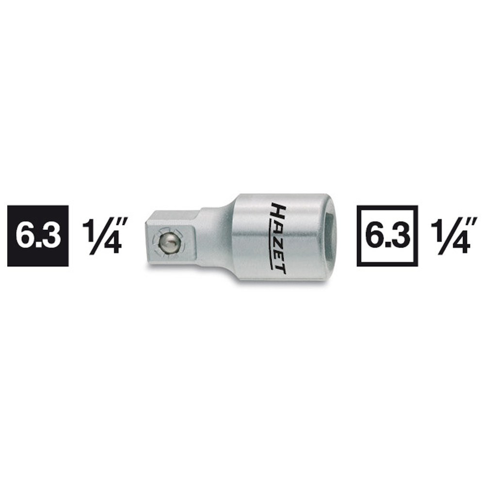 Verlängerung 867-1 - Vierkant hohl 6,3 mm (1/4 Zoll) - Vierkant massiv 6,3 mm (