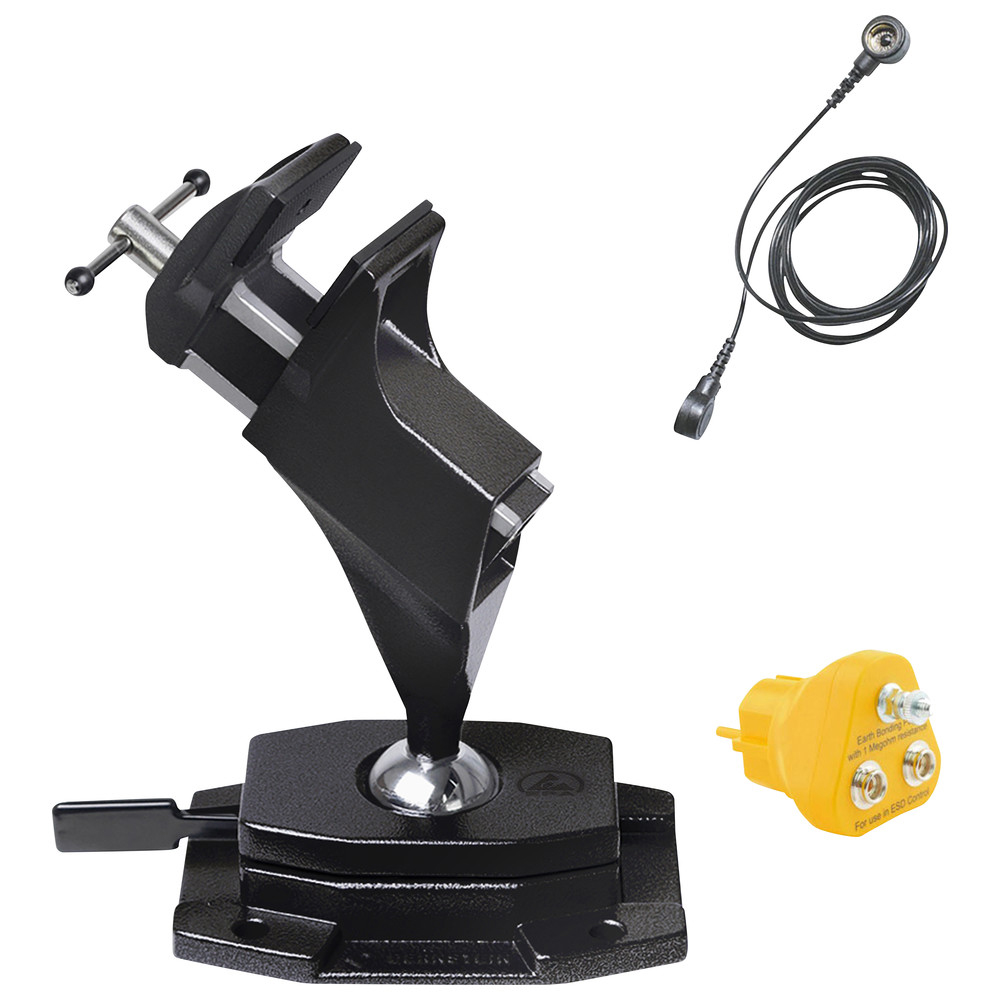 Kugelgelenk-Schraubstock Spannfix 9-215, ESD-Set