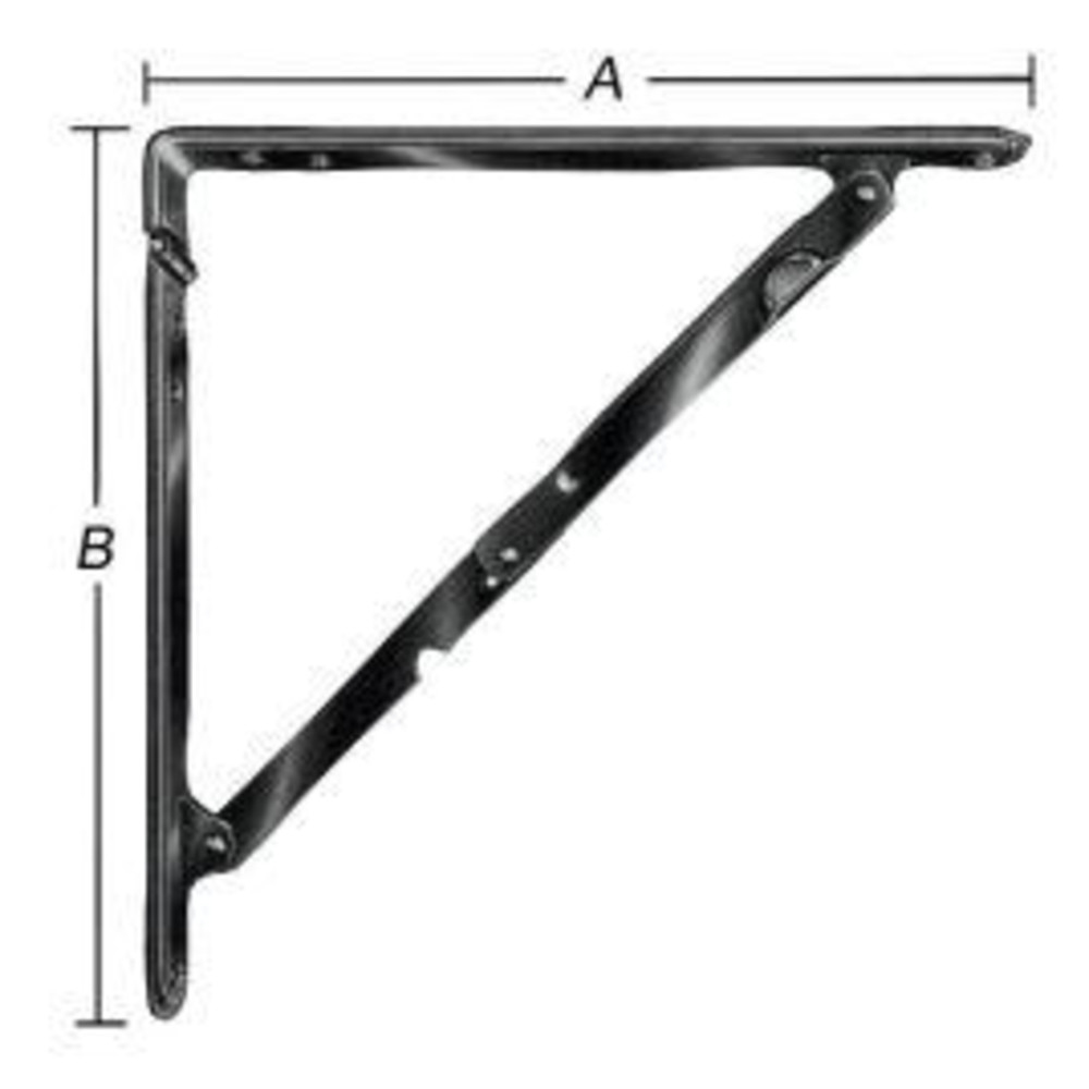Klappkonsolen weiss200X200 mm Nr. 151200LW