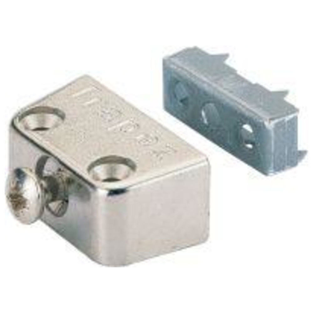 Trapez V-Beschlag TZ 4 S Kunststoff weiss mit"