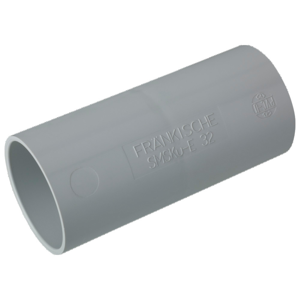 Kunststoff-Steckmuffe SMSKu-E, Ø mm - Zoll 16 mm, grau
