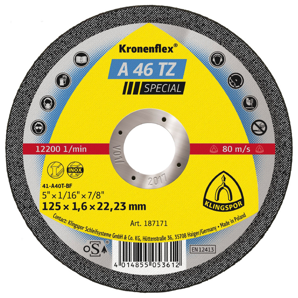 Trennscheibe A46TZ 115 x 1,6 mm gerade