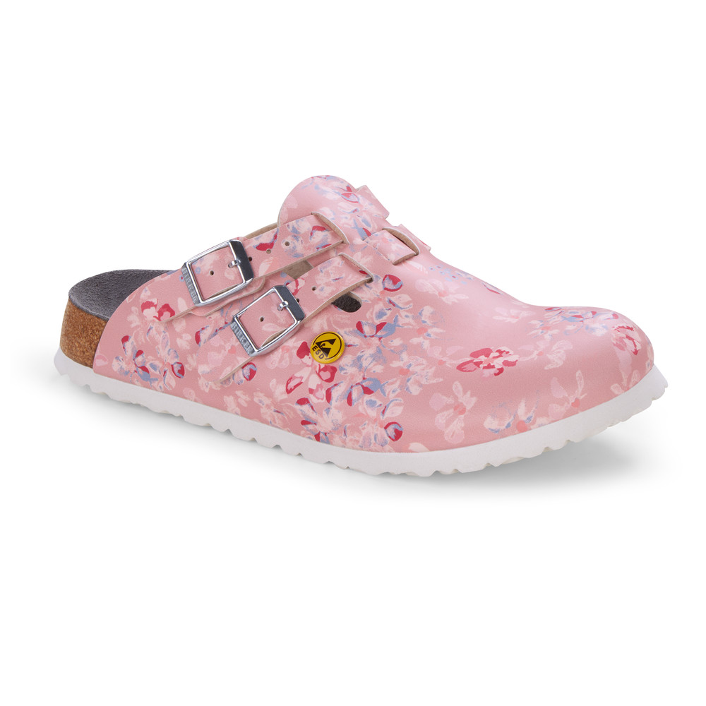 ESD-Clog Kay, Größe 35, Flower Flied Rose, schmal