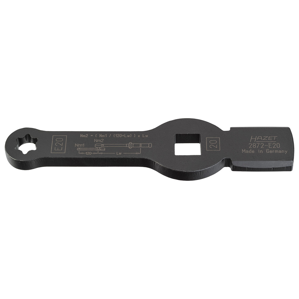 TORX Schlag-Schlüssel mit 2 Schlagflächen 2872-E24 - Vierkant hohl 20 mm (3/4
