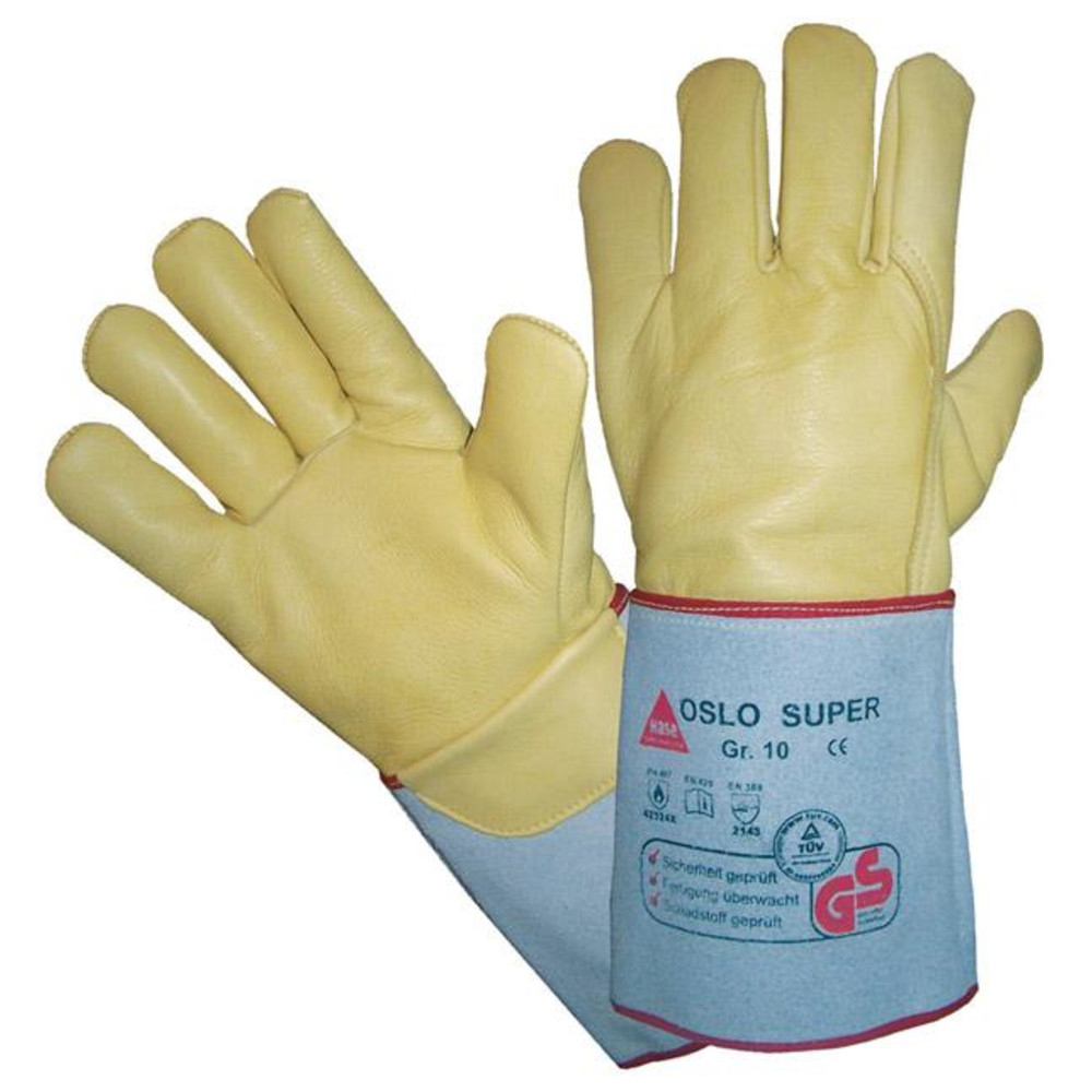 Schweißerhandschuh Oslo Super, Gr. 10