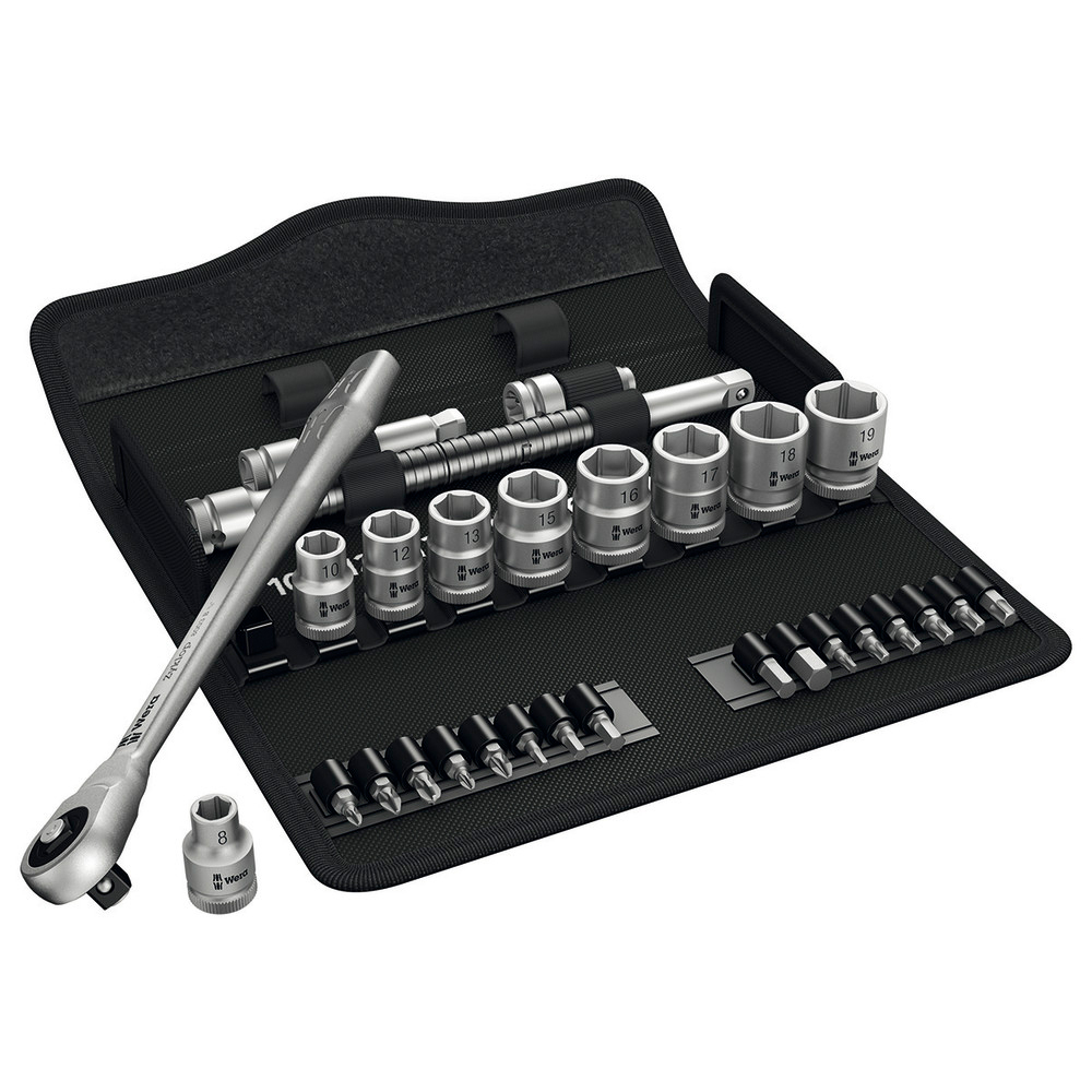 Steckschlüsselgarnitur 1/2" 28-teilig ZYKLOP push