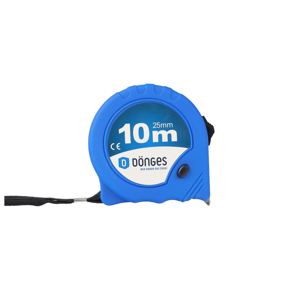 Rollbandmaß mit Schnellstopptaste, Länge 10 m, Breite 25 mm