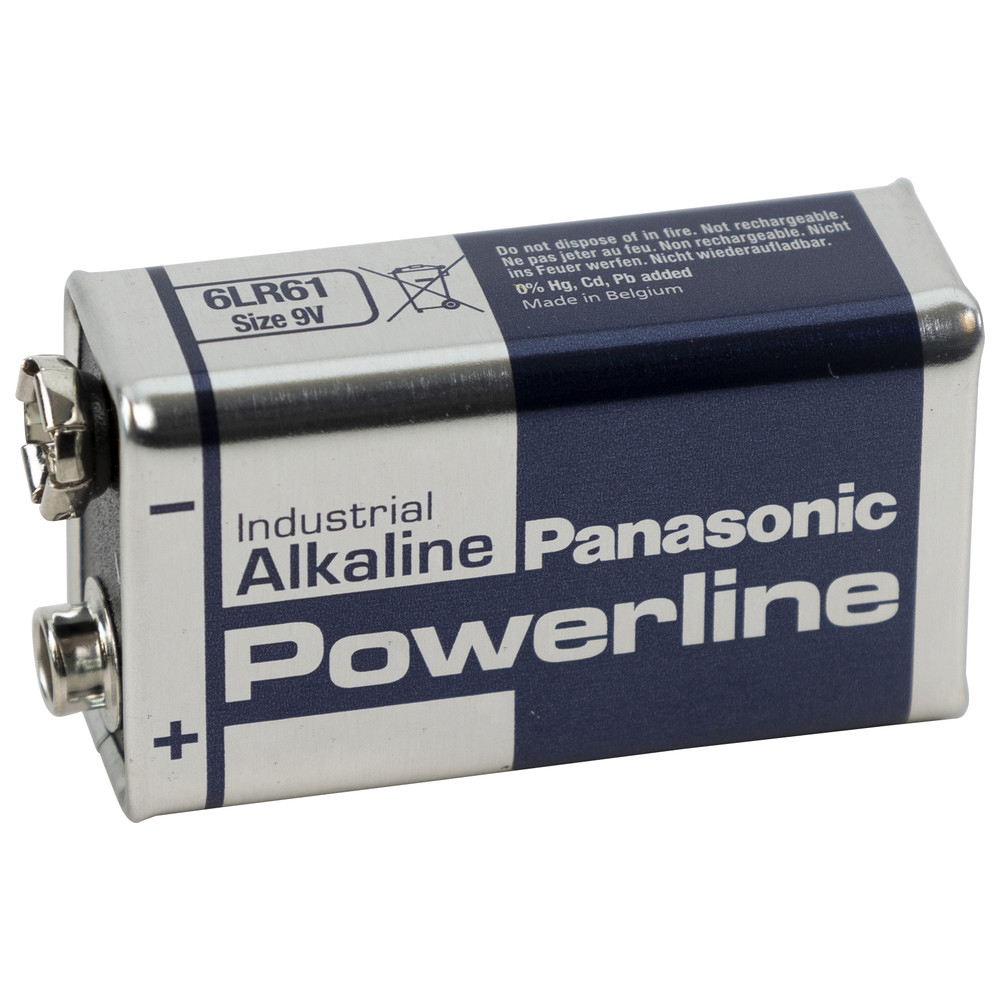 Powerline 6LR61, 680 mAh, 9 V, E-Block, 6LP3146, 6LR21