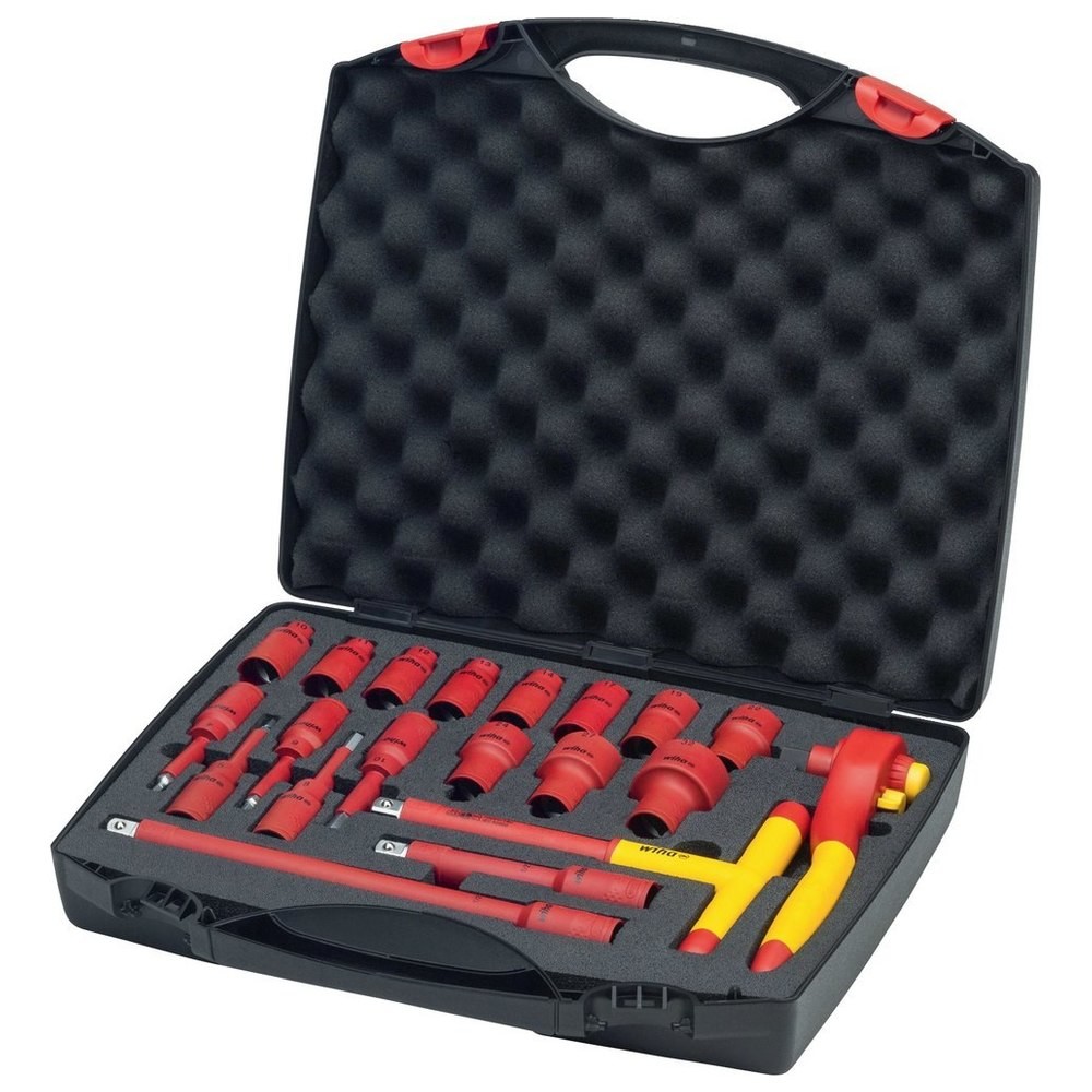Steckschlüssel-Garnitur 1/2" VDE 20-teilig Wiha