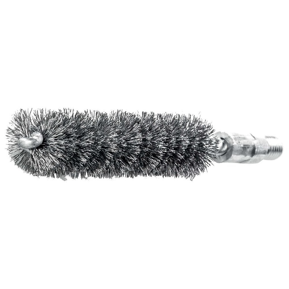 Rohrbürste m. Gewinde M6 Ø 8mm, Stahl gew.0,15mm Lessmann