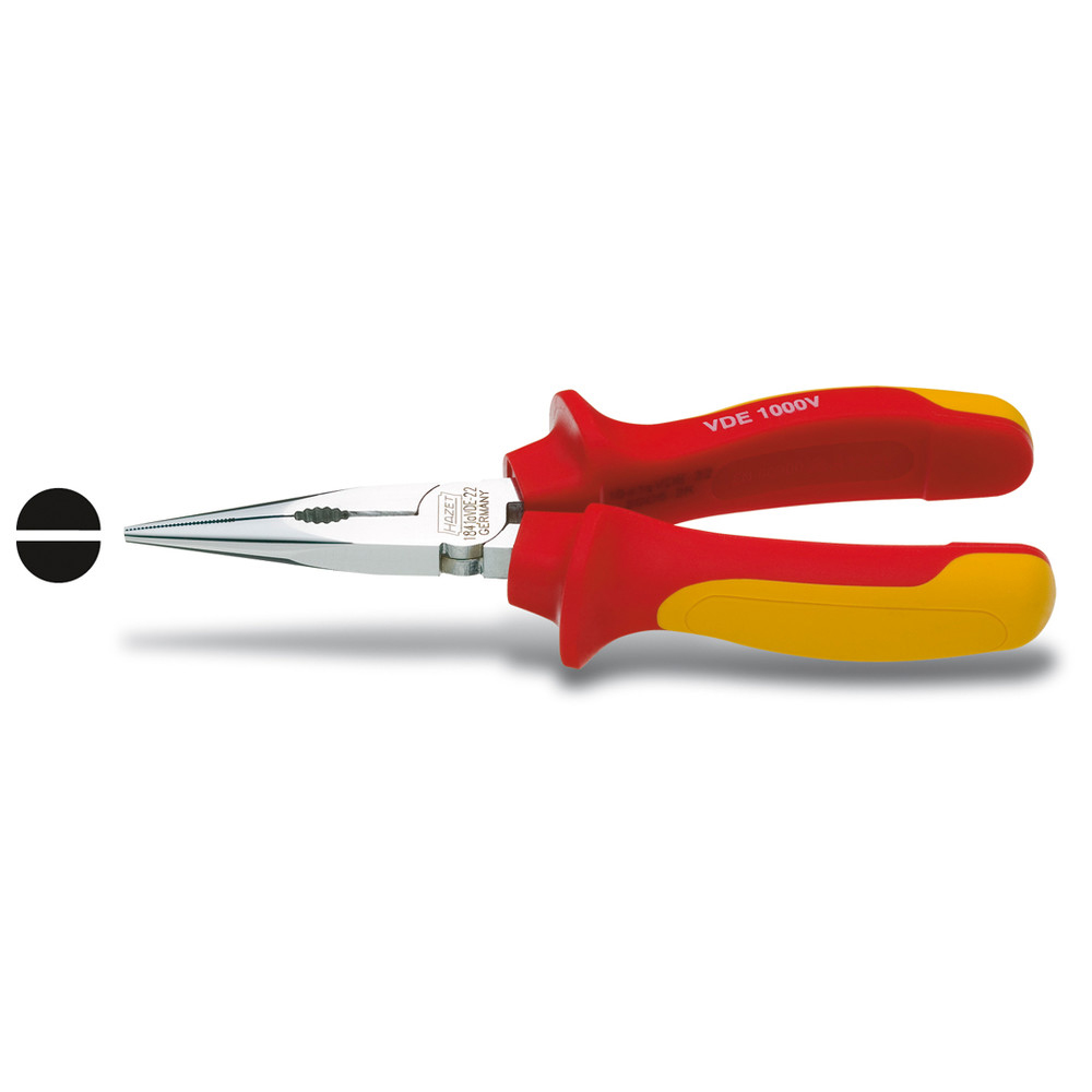 Flachrund-Zange VDE 1841AVDE-22 - Gesamtlänge: 160 mm