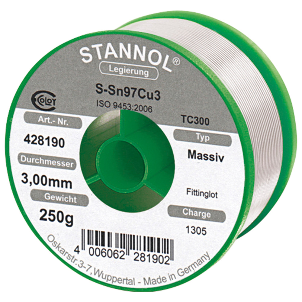 Fittingslot Ø 3 mm Nr. 428190 250 g