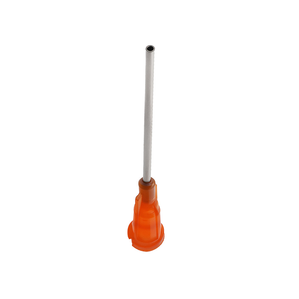 WETEC Dosiernadel, gerade, 1,5", 1,37 mm / Gauge 15, bernstein, Bild 2