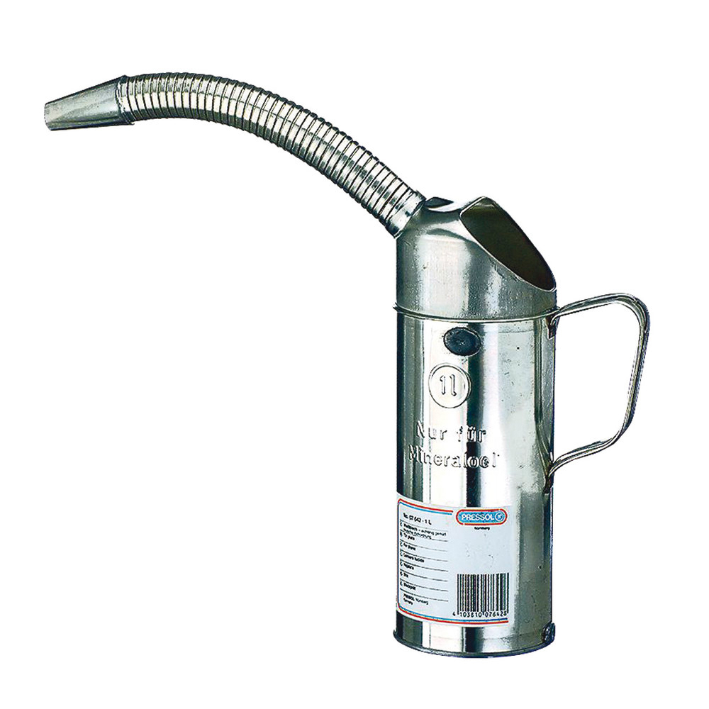 Messbecher Weißblech 1,0l flexibler Ausguss