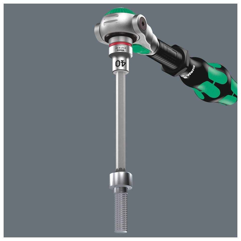 Schraubendrehereinsatz Satz mit Haltefunktion 3/8" T25-50 lang 6-teilig Wera