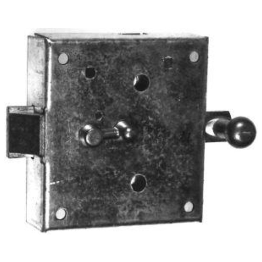 Knopfriegelschloss 932 U rs/ls