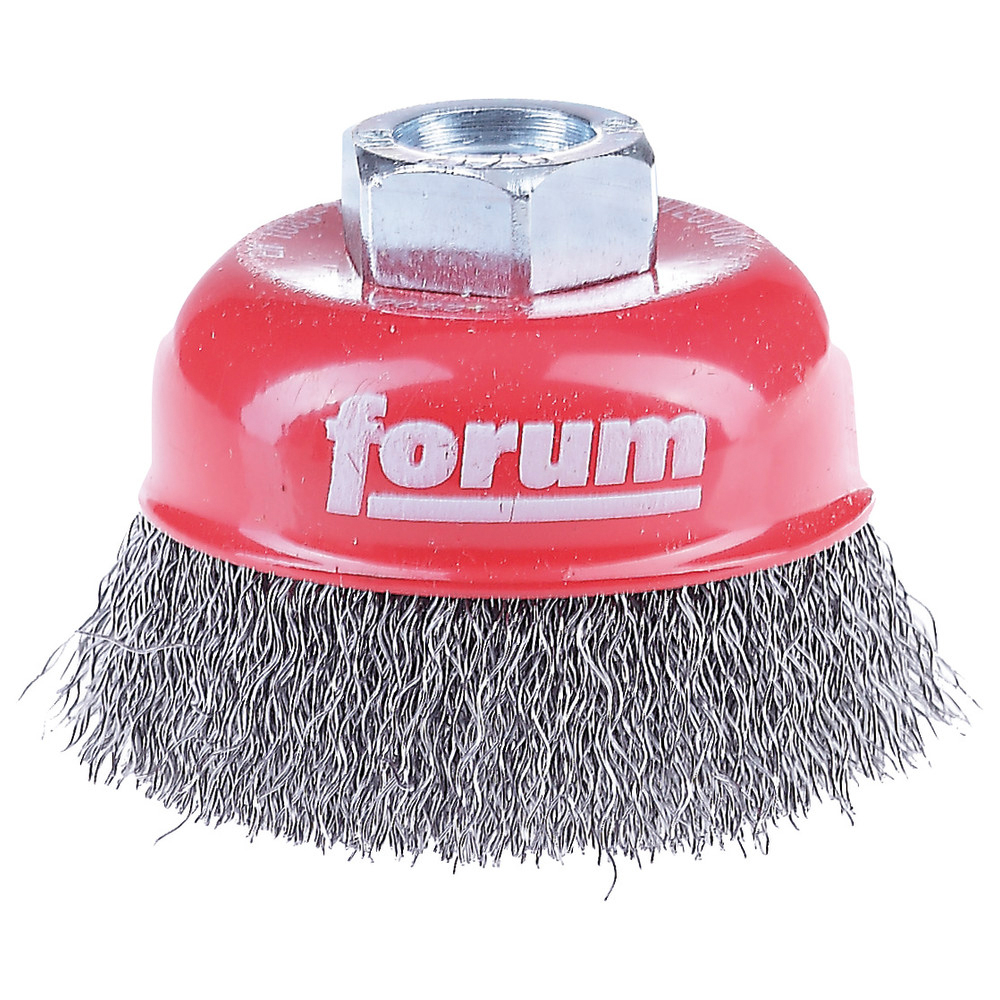 Topfbürste Stahldraht M14 100 x 0,3 mm gewellt