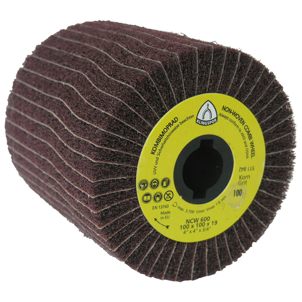 Schleifmoprad NCW600 K 80100 x 100 x 19 mm