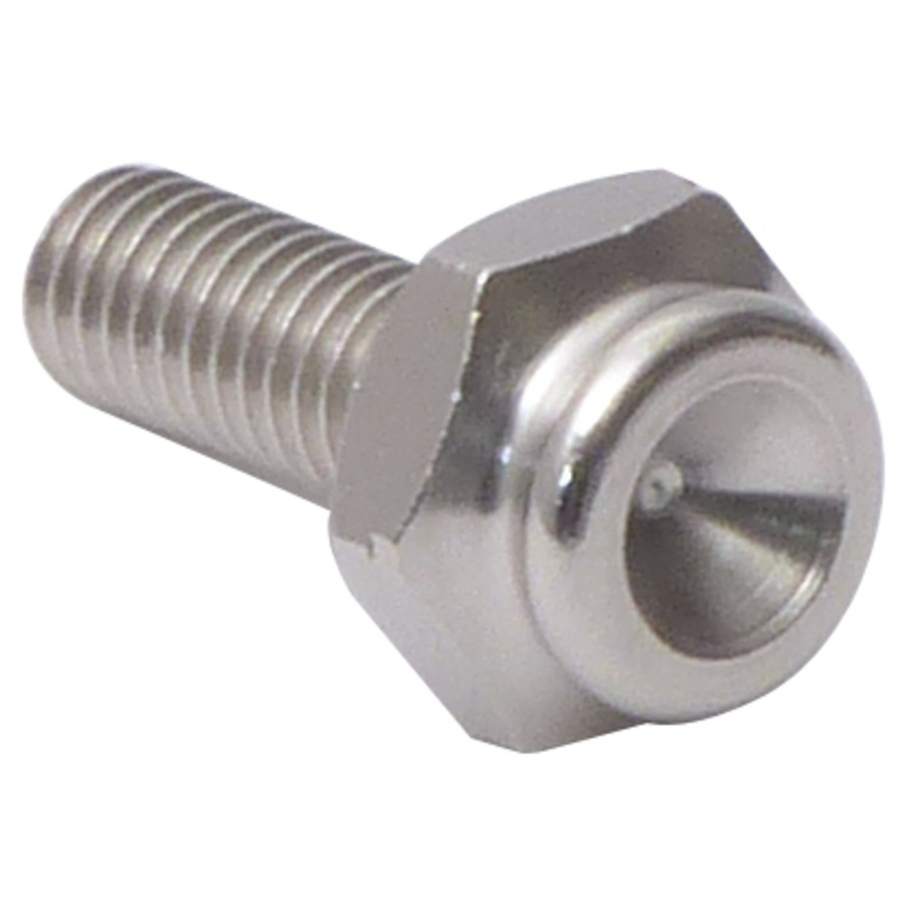 Druckknopfadapter mit Sechskant und Gewindezapfen, 3,5 mm, 23 mm