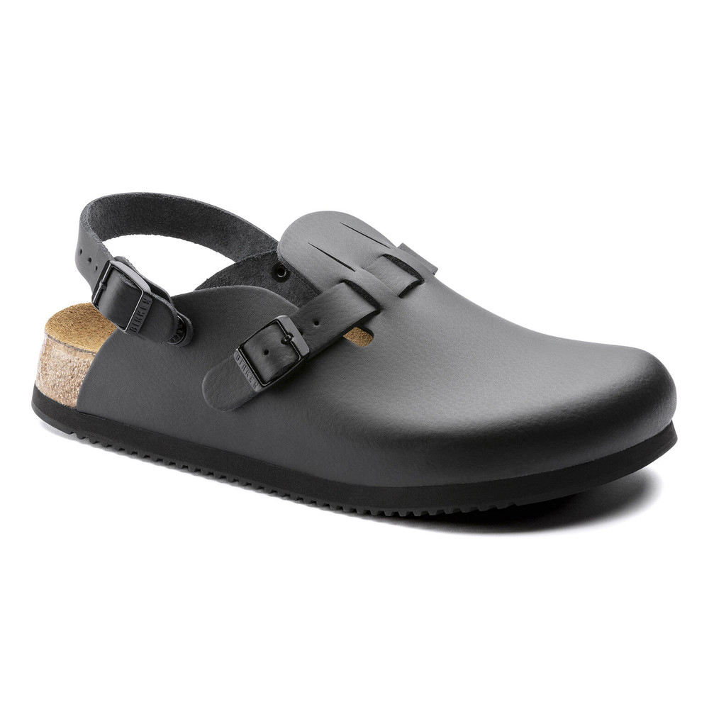 Clog Kay Superlauf, WB, Naturleder, schwarz, normal, Größe 39