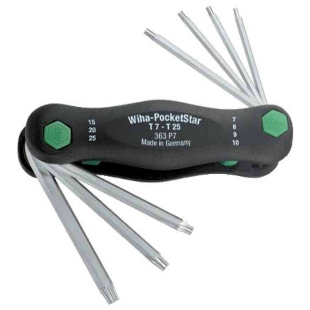 Winkelschraubendreher manganphosphatiert, T 7-25 PocketStar