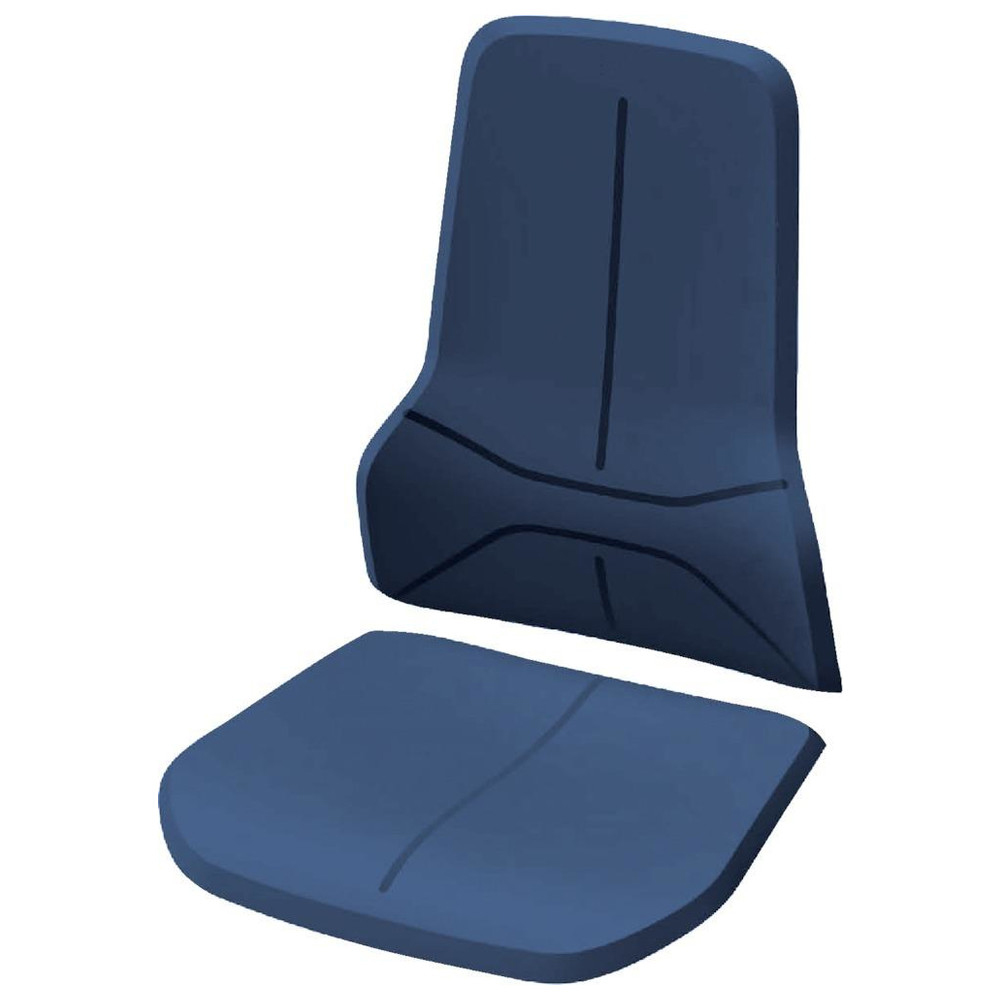 Polsterelement blau Kunstleder