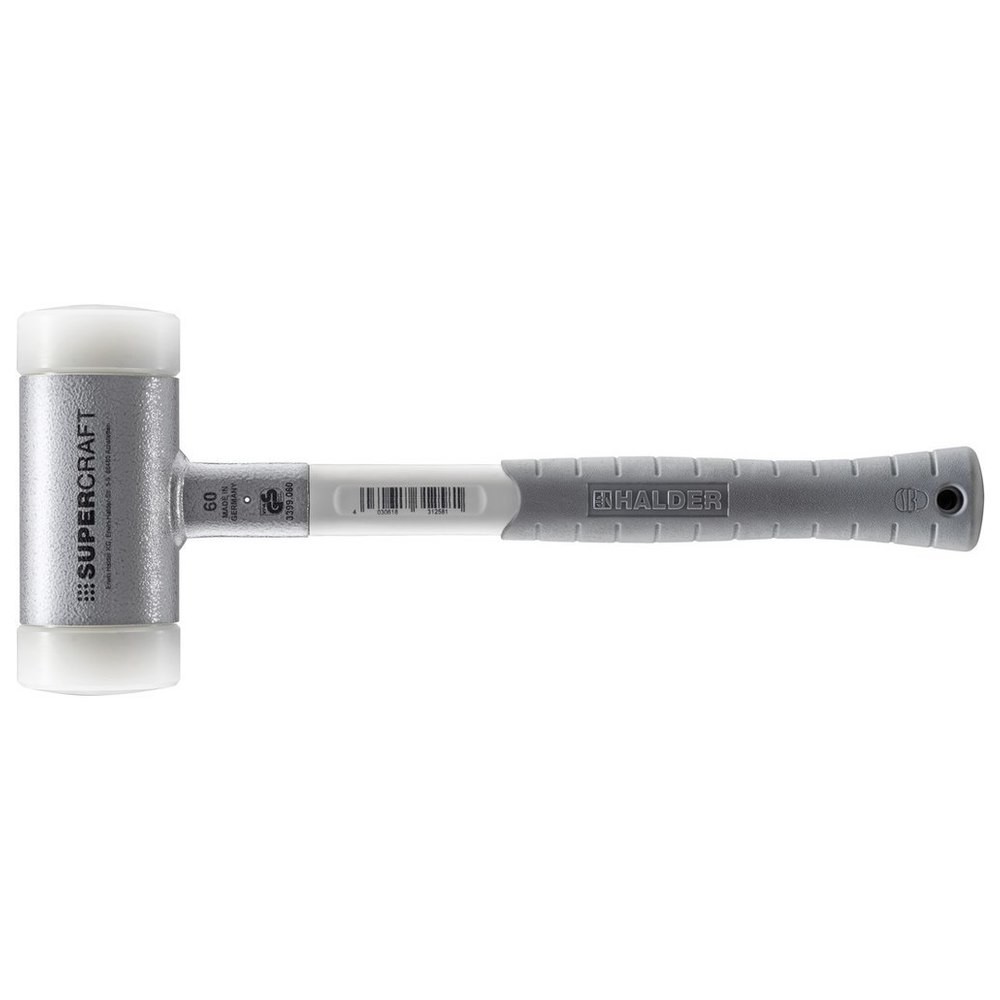 Schonhammer SUPERCRAFT 60mm rückschlagfrei mit 3-Komponentengriff HALDER