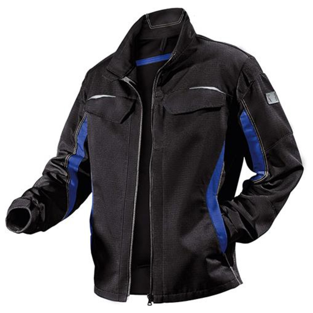 Jacke Pulsschlag Gr. 58 schwarz/kornblau