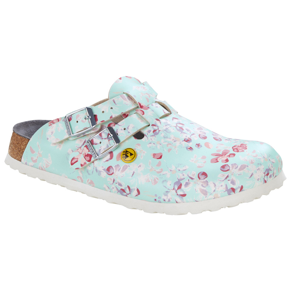 ESD-Clog Kay, Größe 35, Flower Field Mint, schmal
