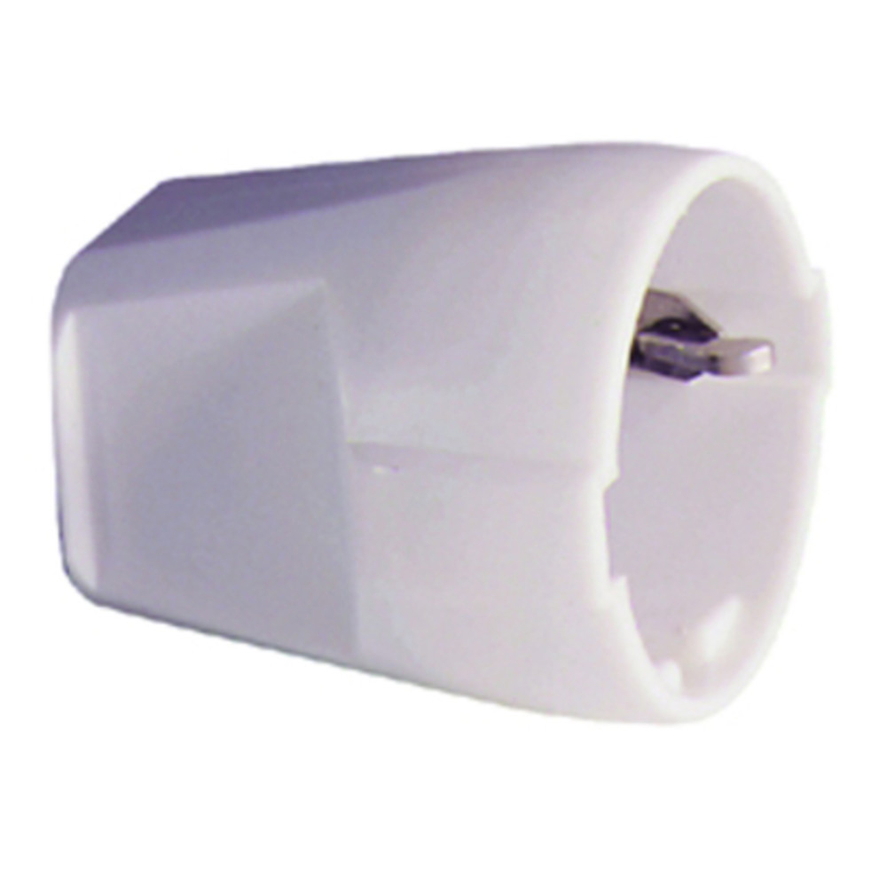 Schuko-Kupplung, PVC, weiß