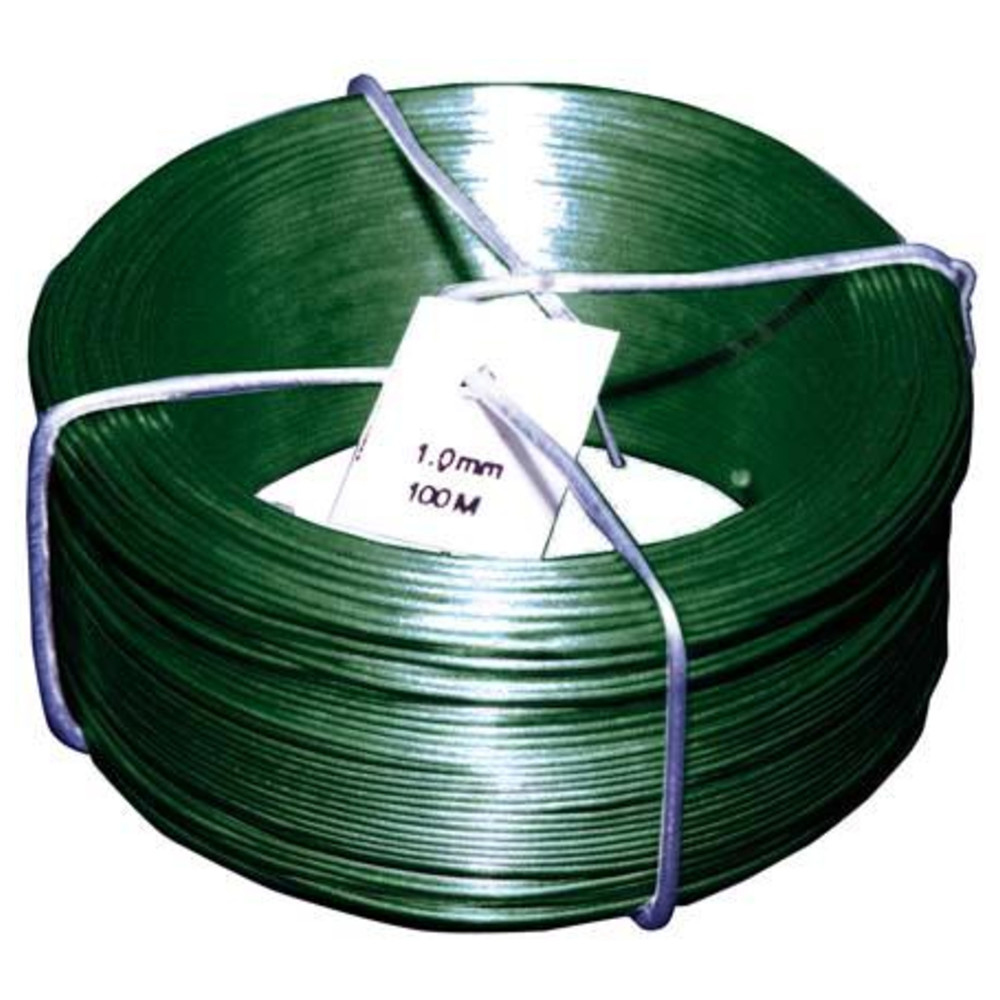 Drahtspinne PVC grün 1,4/0,9 mm x 50 m