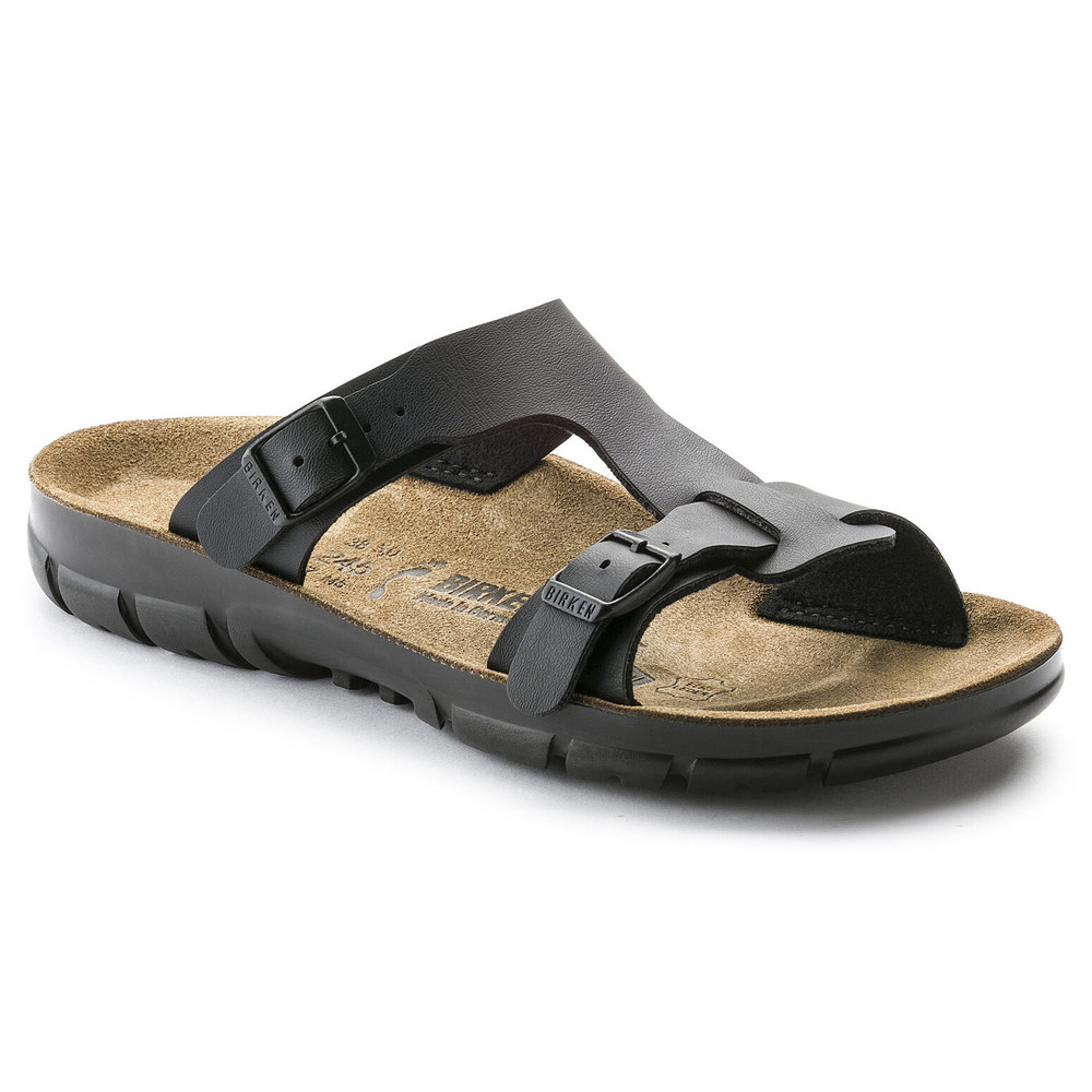 Damen-Pantolette Sofia, BirkoFlor, schmal, schwarz, Größe 39