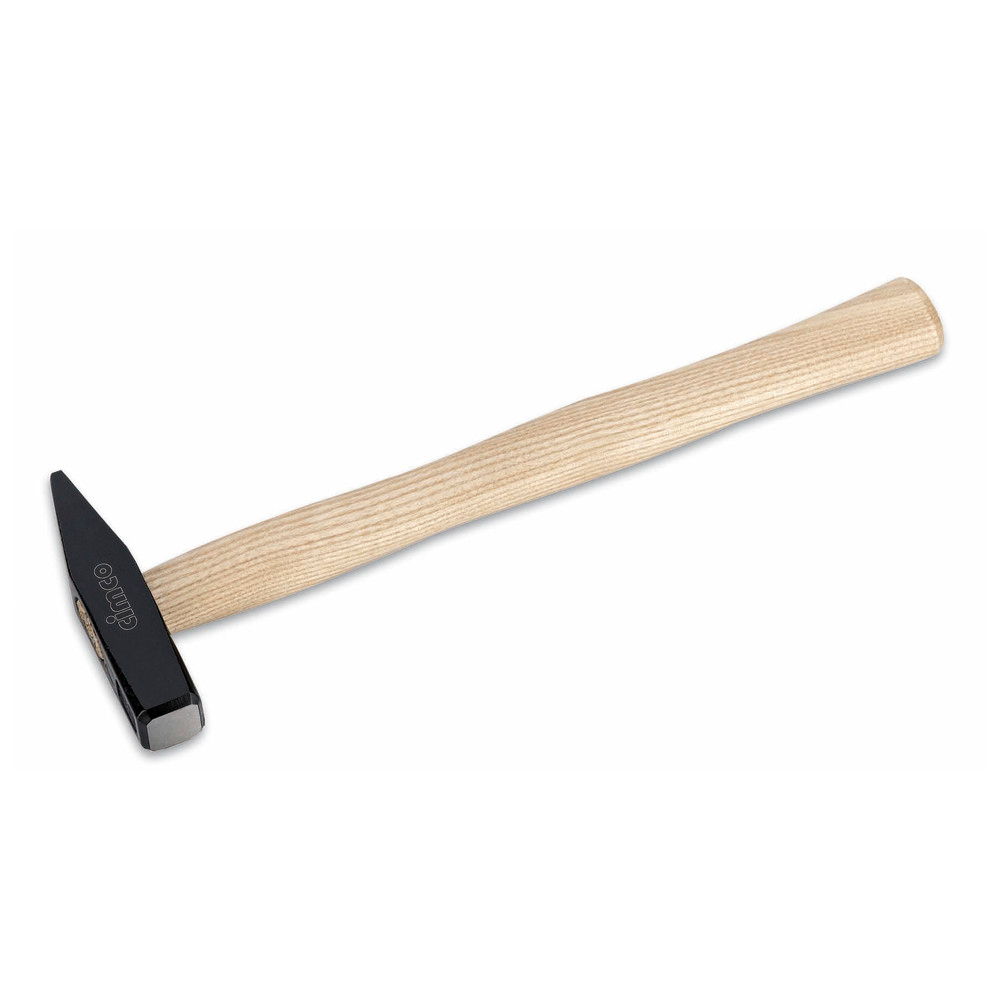 Schlosserhammer 500 g DIN 1041, mit poliertem, geschweiftem Eschenstiel