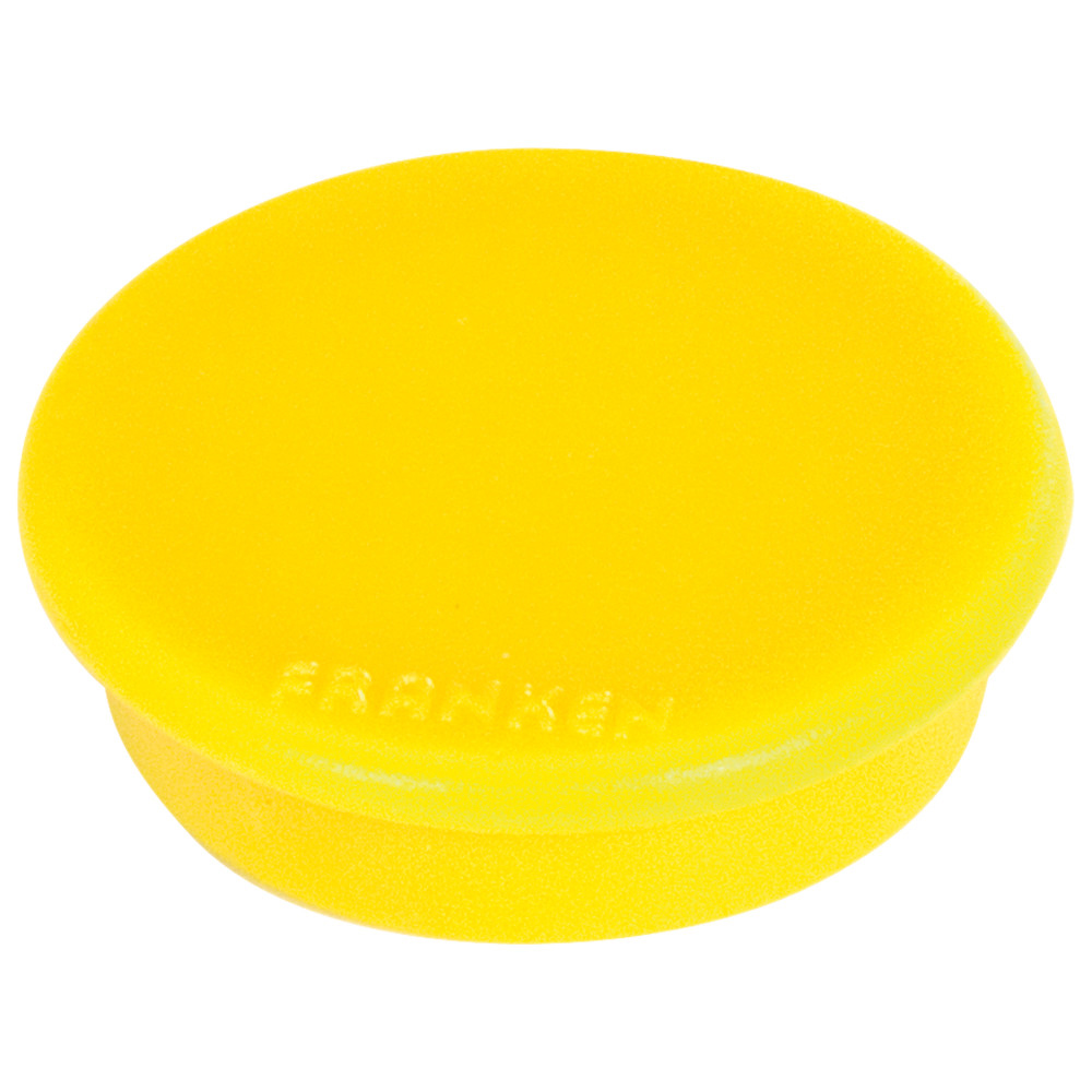 Kraftmagnet 38 mm, gelb, Haftkraft 2.500 g