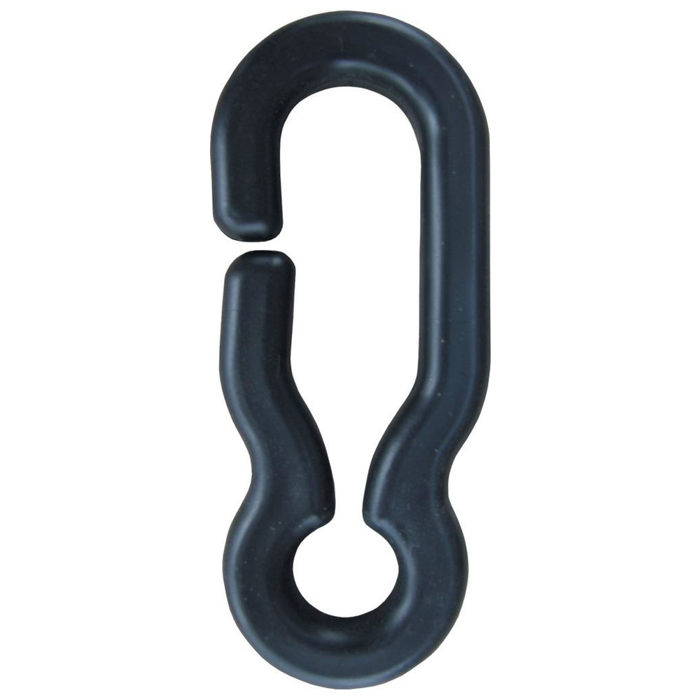 Universalhaken schwarz für Kunststoffkette