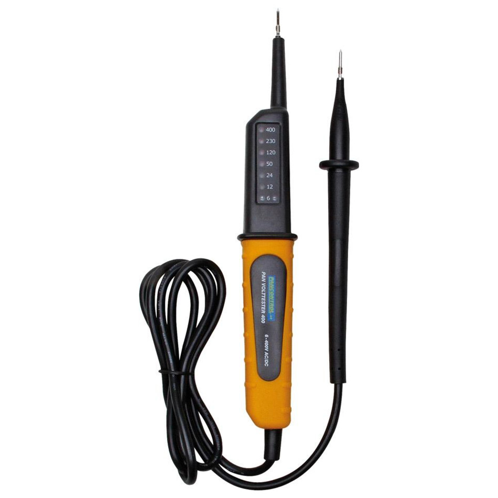 Spannungsprüfer mit LED 2-polig, 6-400 V AC/DC