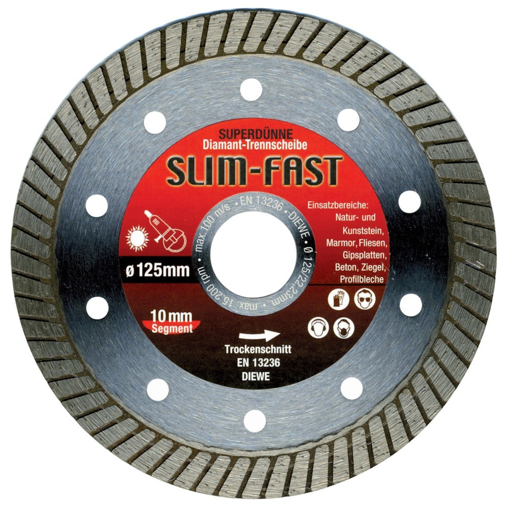 Diamant-Trennscheibe SlimFast, 115 x 1,2 mm