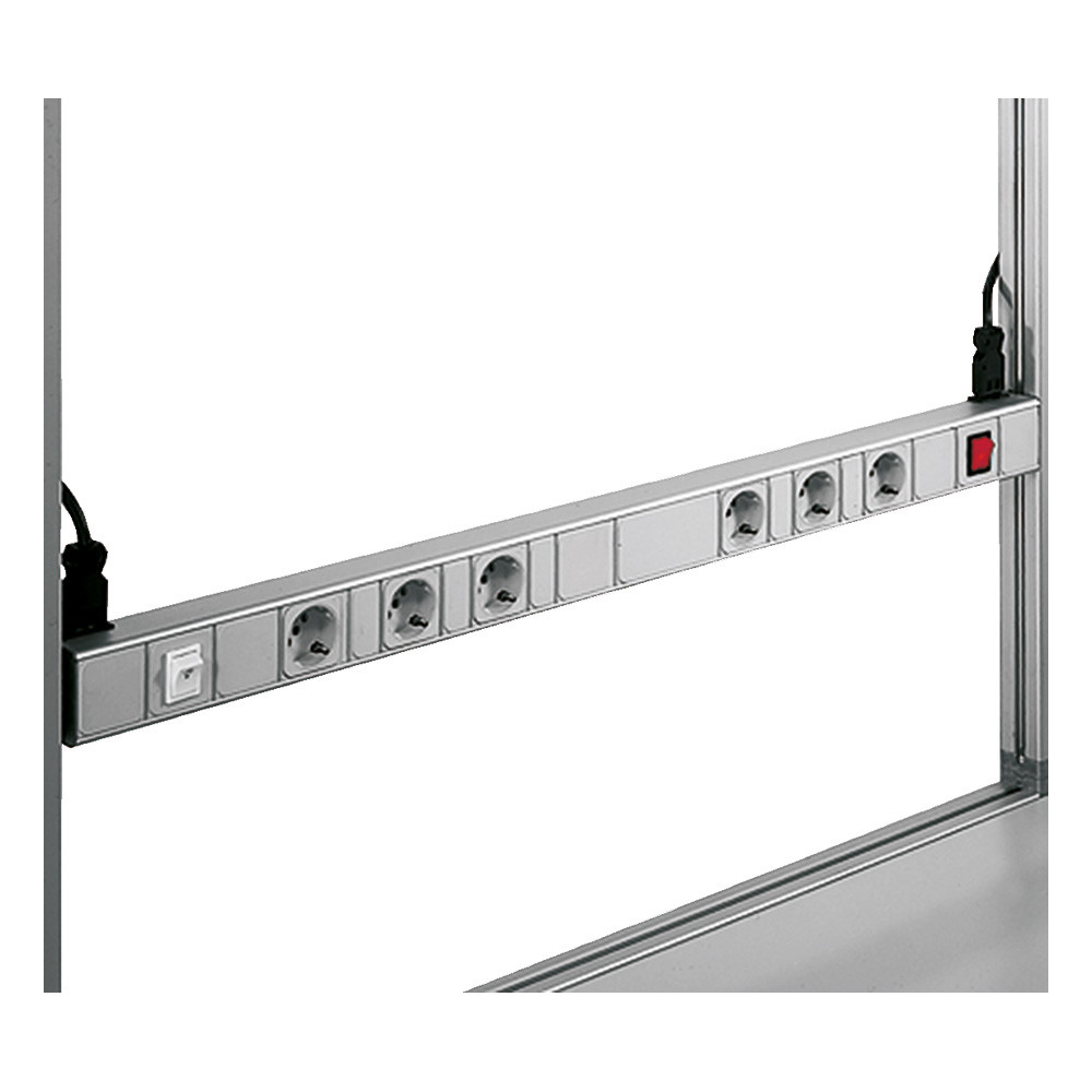 Energieleiste L/6S/H D, ohne Netzkabel