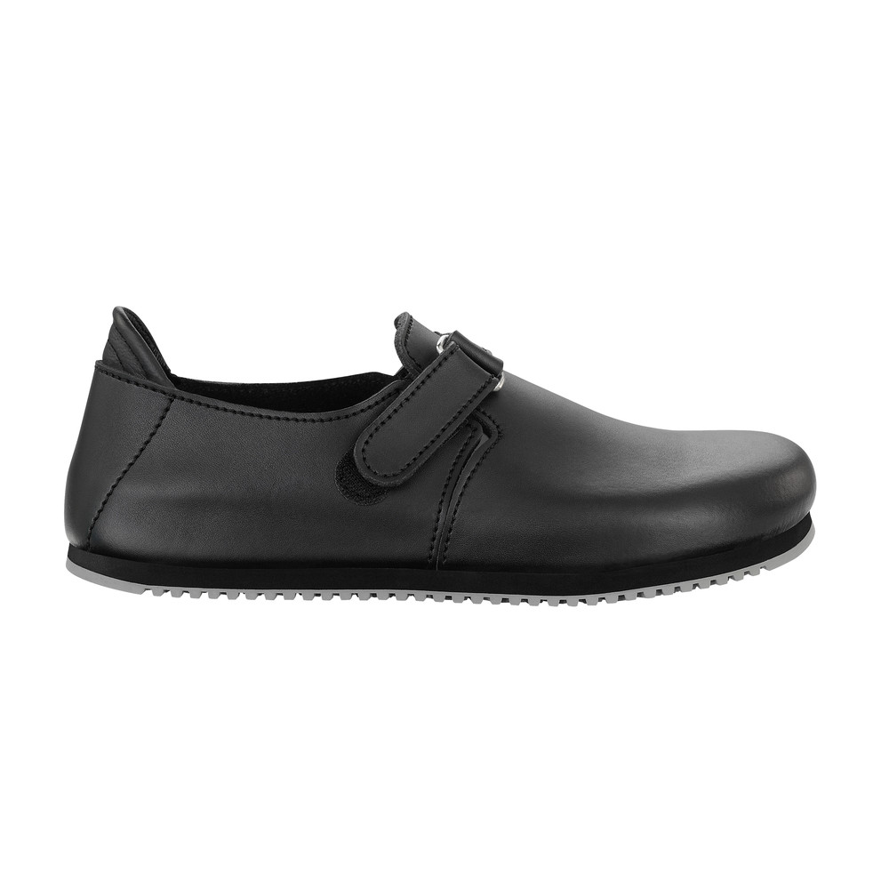 Birkenstock Clog Linz Superlauf, Naturleder, schwarz, schmal, Größe 41, Bild 2