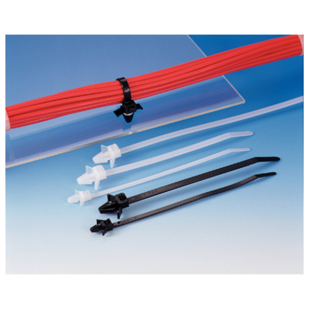 Kabelbinder mit Spreizanker, 215 mm x 4,6 mm, schwarz