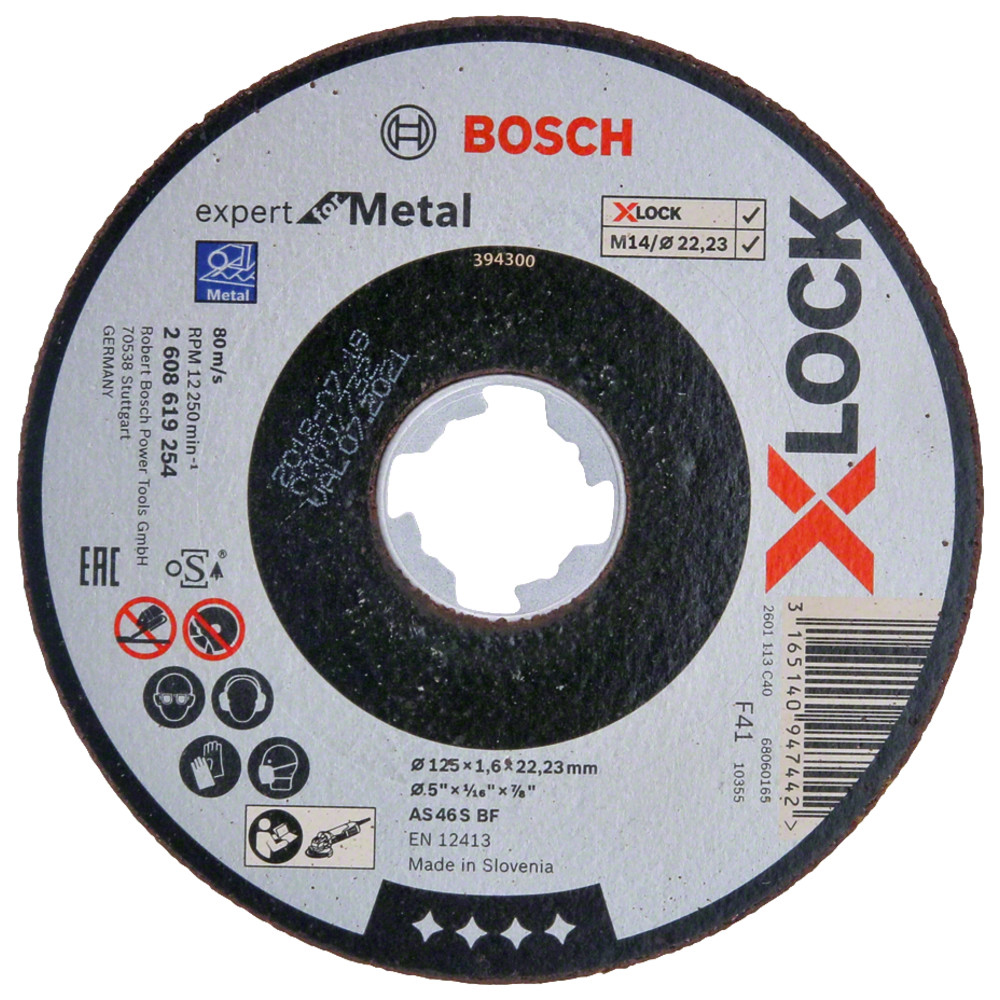 X-Lock Trennscheibe Expert for Metal, A S 46 S BF, Ø 125 mm, gerade