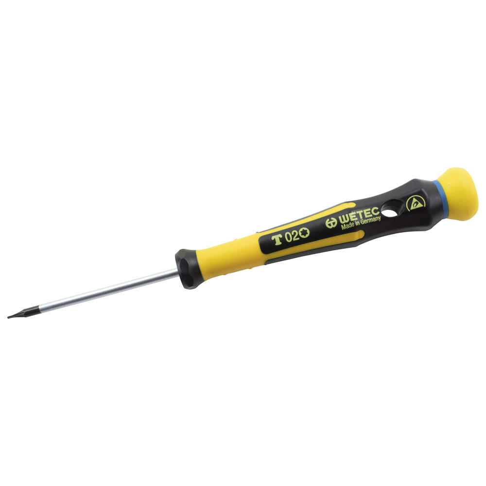Torx-Präzisionsschraubendreher, ESD, T2x60 mm, 160 mm
