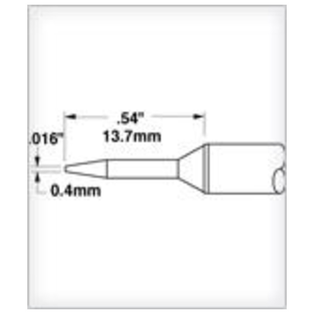 Metcal Lötpatrone für MX-500 STTC, 0,4 mm, 13,7 mm, konisch
