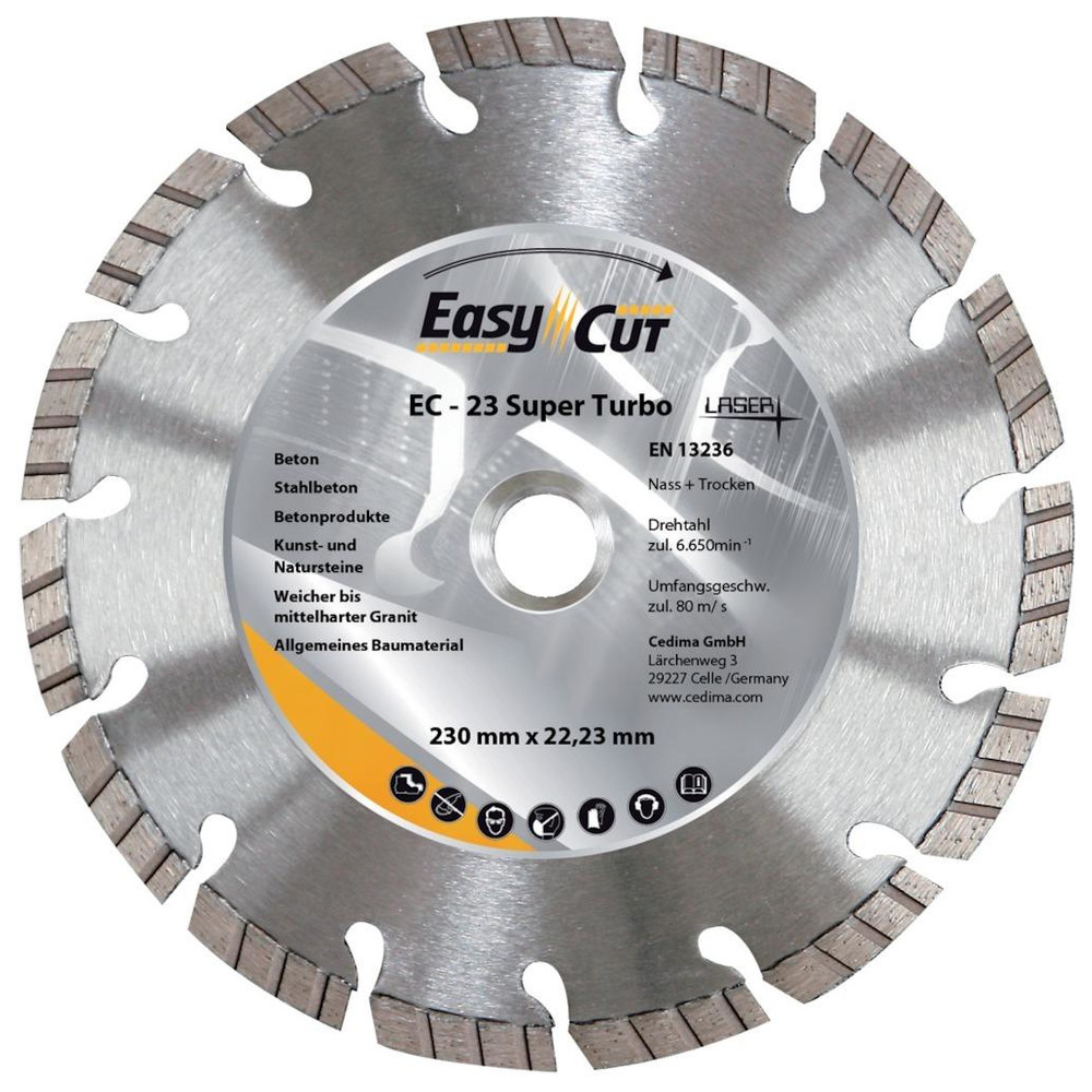 Diamant-Trennscheibe EC- 23 115 x 2,1 x 10 x 22,23 mm