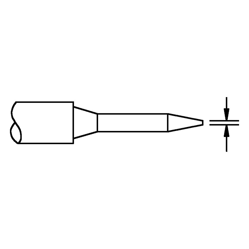 Pace Lötspitze, für TD-100, 1124-0004/Ø 0,4 mm, konisch