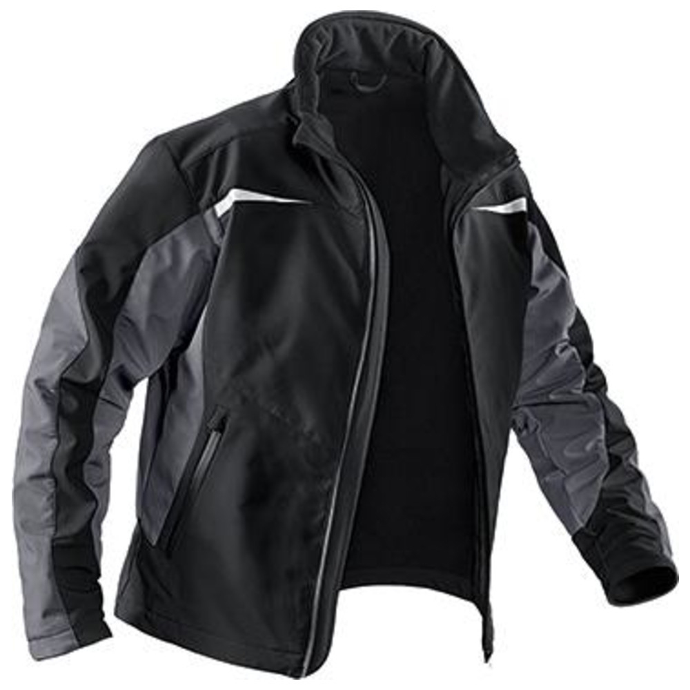 SoftshellJacke Pulsschlag Gr. L, schwarz/anthrazit