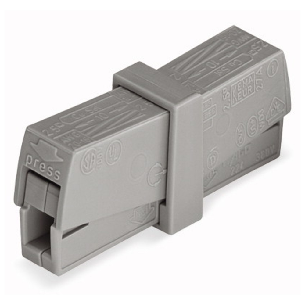 Serviceklemme 0,5-2,5 mm², grau